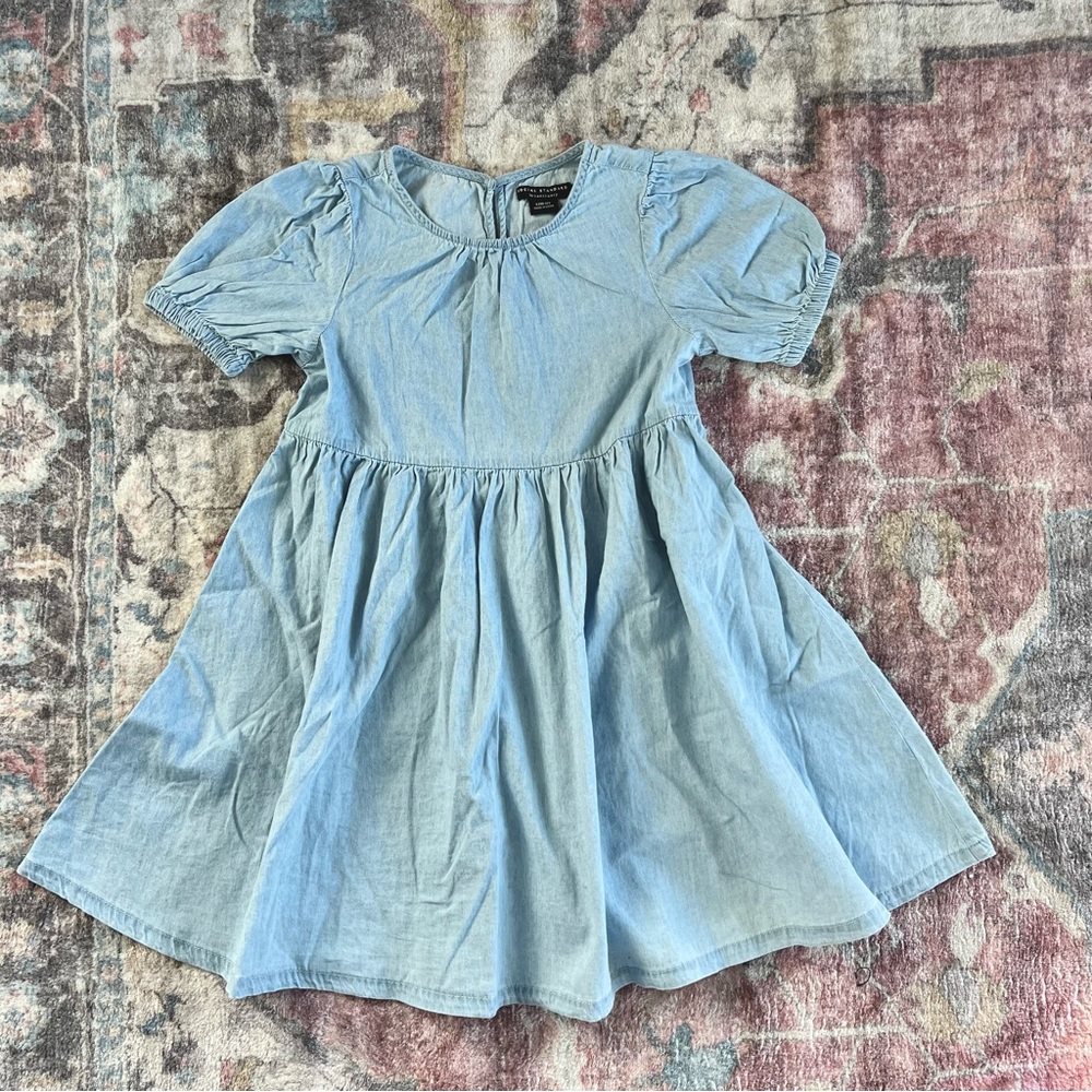 NWOT Social Standards Chambray Dress Size L 10/12